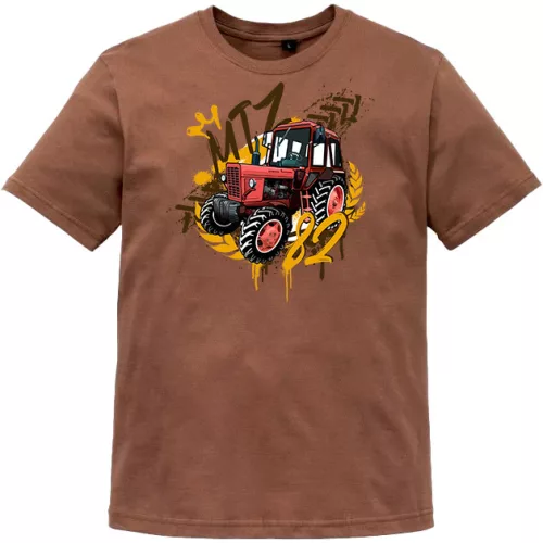 mtz 82 hnedé krátke tričko nové