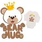 medveď king body pre bábätká chlapec