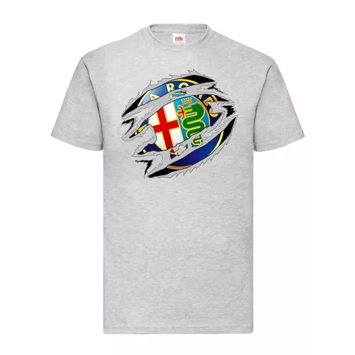 tričko alfa romeo šedé