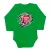 fiat zelené dojčenské telo s dlhým rukávom