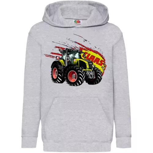 claas axion detský sveter - šedý