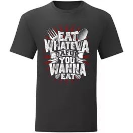 eat whateva…čierna tričko