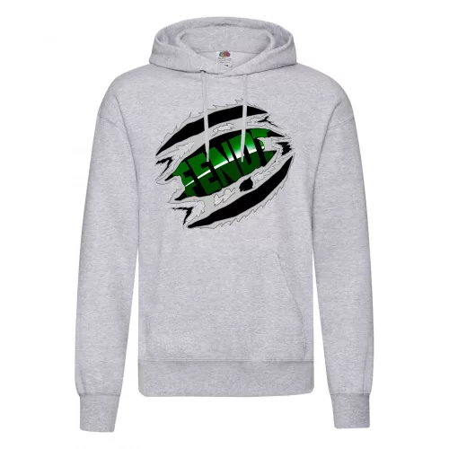 mikina fendt logo svetlo sivá