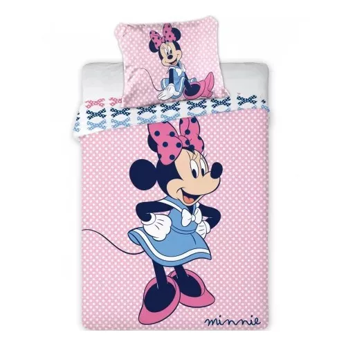 disney minnie detská prikrývka na posteľ 100×135 cm, 40×60 cm