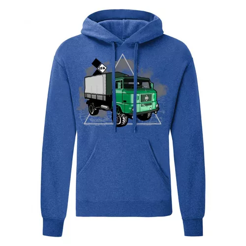 ifa sveter s kapúcou modrá
