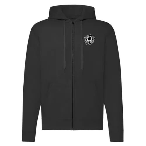 honda zips čierna mikina
