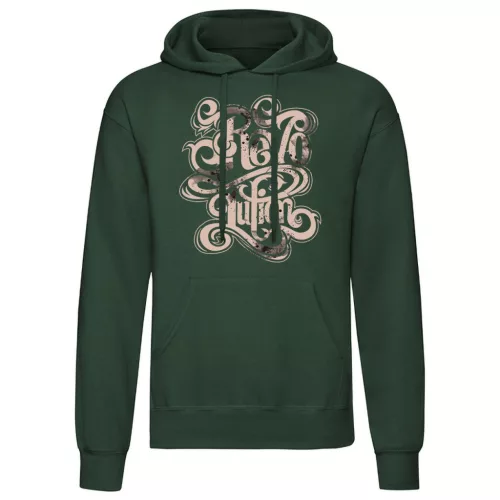 revolution zelená sveter s klokaním vreckom