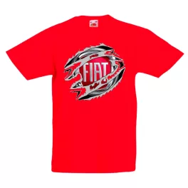detské tričko fiat červené