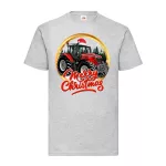 tričko massey ferguson s dlhým rukávom šedý vianočný sada