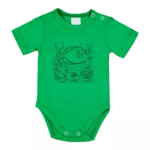 ryba telo s krátkym rukávom zelená