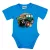 little dutra (ue28) body pre bábätká modrý krátky rukáv