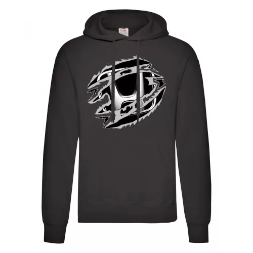 honda s mikinou čierna