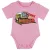 claas ružová body pre bábätká krátky rukáv