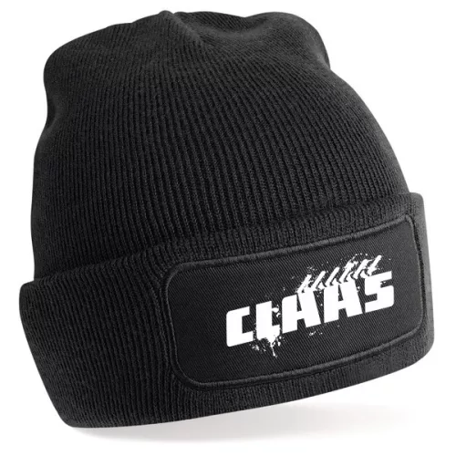 zimná čiapka claas čierna
