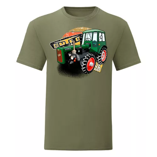 tričko malý dutra (ue28) tractor zelené