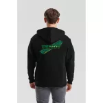 čierna mikina so zipsom fendt style