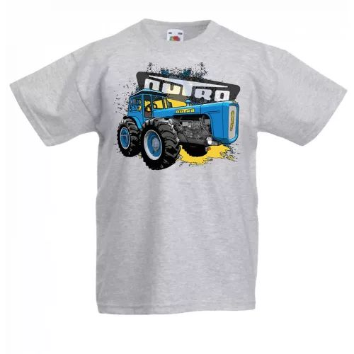 dutra detské tričko šedé