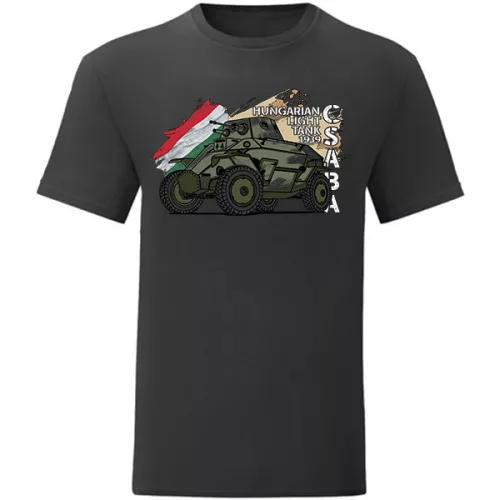 tričko csaba light tank (čierne)