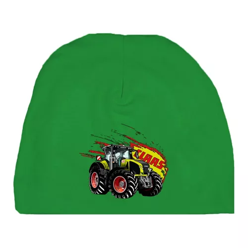 detská čiapka claas axion zelený