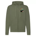 malý dutra zelený sveter s kapucnou