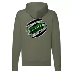 logo fendt zips zelená mikina