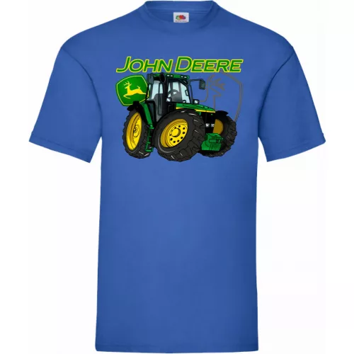 zelené tričko tractor modré