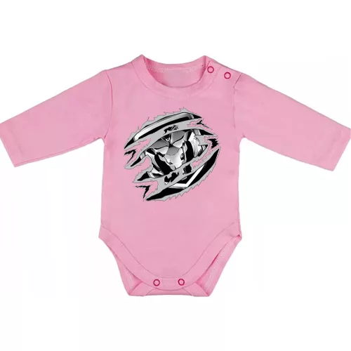 dodge ram ružová dlhý rukáv body pre bábätká