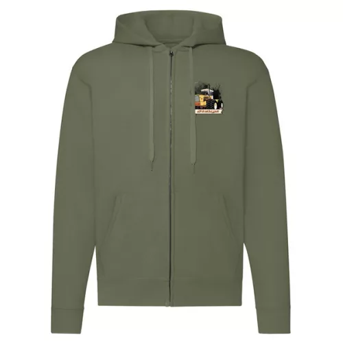 rába steiger zelená mikina na zips