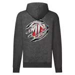 mg zips tmavosivá mikina