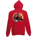 mtz 50 detský sveter na zips - červený