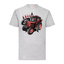 tričko mtz 82 tractor šedé