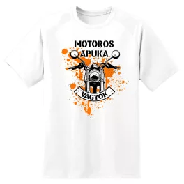 motorkár otec biely muž