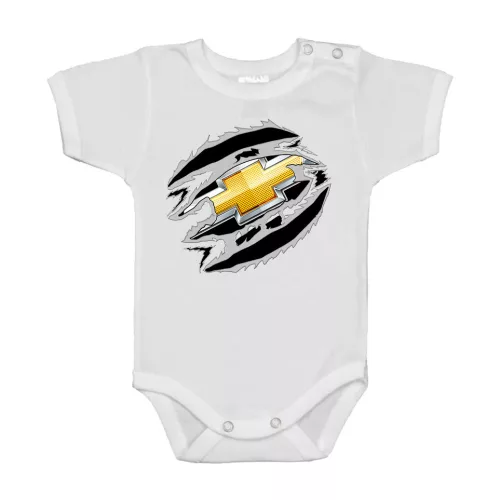 chevrolet biely krátky rukáv dojenské body