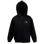 detský sveter na zips claas axion - čierny