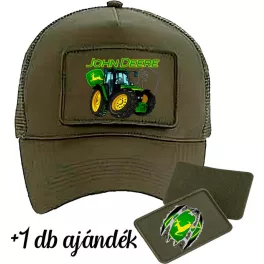   john deere military zelená baseballová čiapka vymeniteľná zápatka