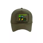 john deere military zelená baseballová čiapka vymeniteľná zápatka