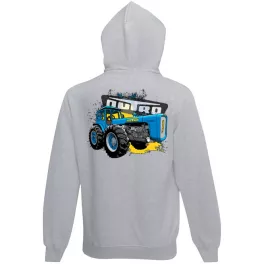detský sveter dutra na zips - šedý