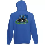 detský sveter new holland na zips - modrý
