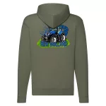 zelená mikina na zips new holland