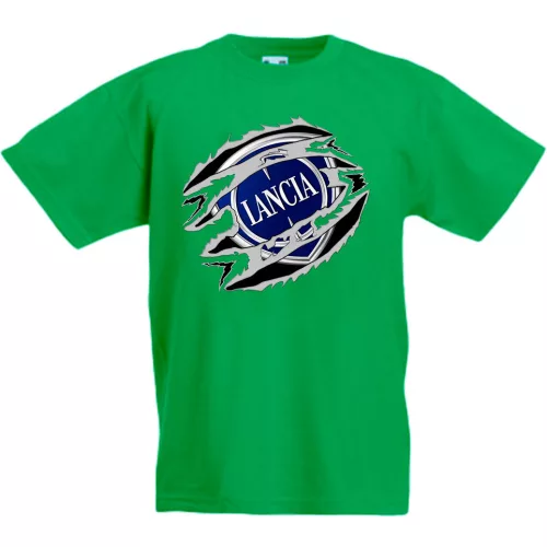 detské tričko lancia zelené