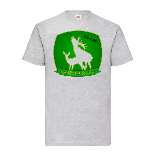 užij si si svoj život sivé tričko