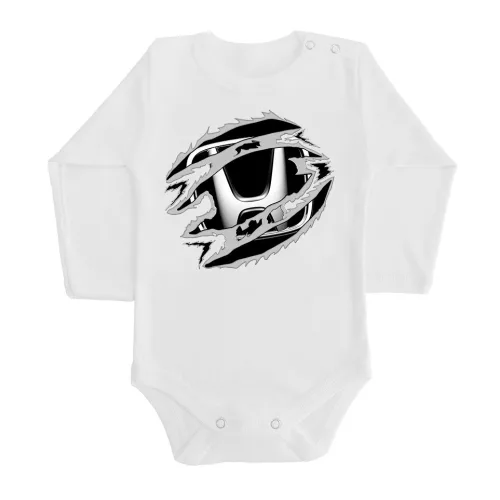 honda biely dlhý rukáv dojčenské telo