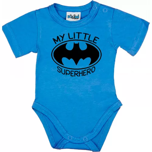 batman body pre bábätká modrá