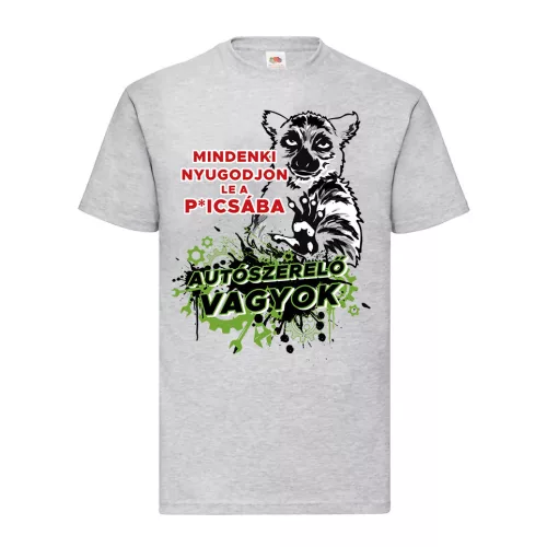 všetci sa upokojte šedé tričko (automechanik)