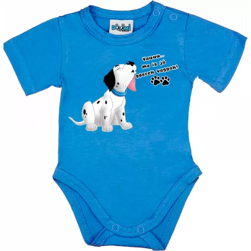 dnes som stále dobré dieťa! detské telové modré