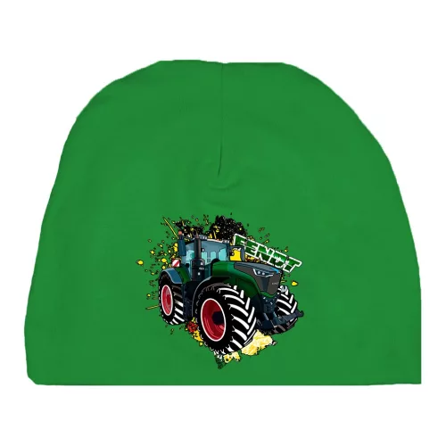 detská čiapka fendt zelená