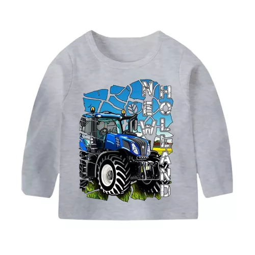 detské tričko s dlouhým rukávom new holland