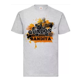 quados banditaa šedé tričko
