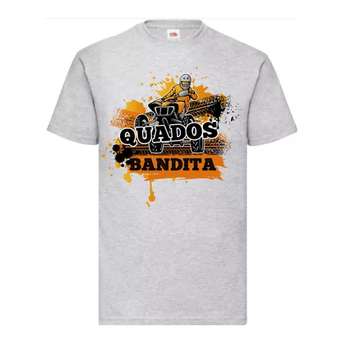 quados banditaa šedé tričko