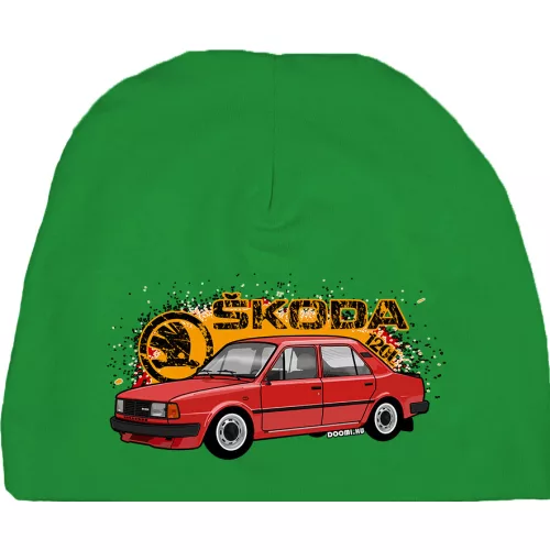 škoda 120 detská čiapka zelená